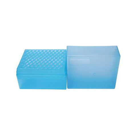 Caja de almacenaje con tapa para portas (modelo grande) color azul